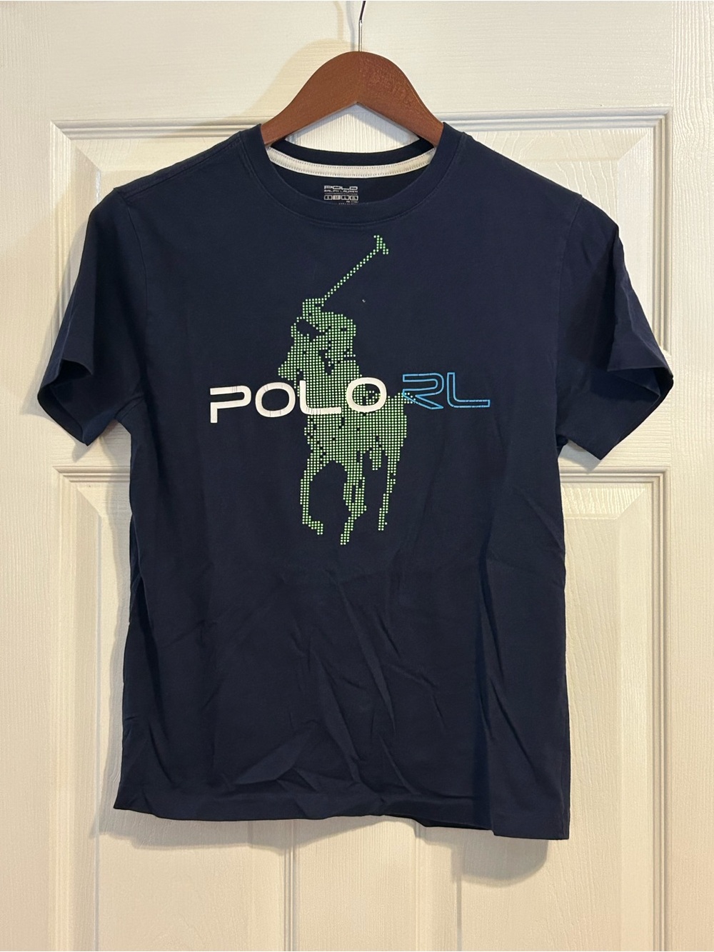 Ralph Lauren Navy Short-Sleeve Polo Graphic Tee